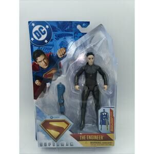 ENGINEER SUPERMAN MOVIE 6” Action Figure (2025) DC Superman Engineer BAF NEW